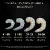 Camarón Pelado y Desvenado